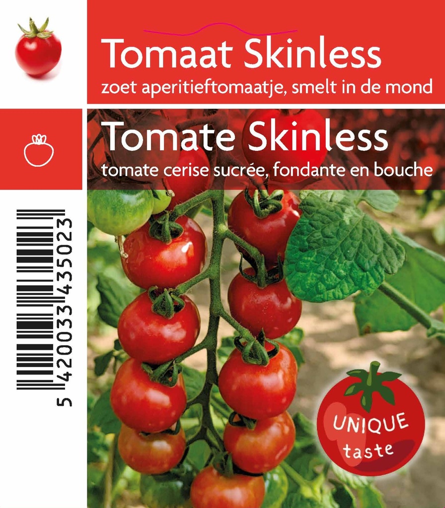 Tomate skinless