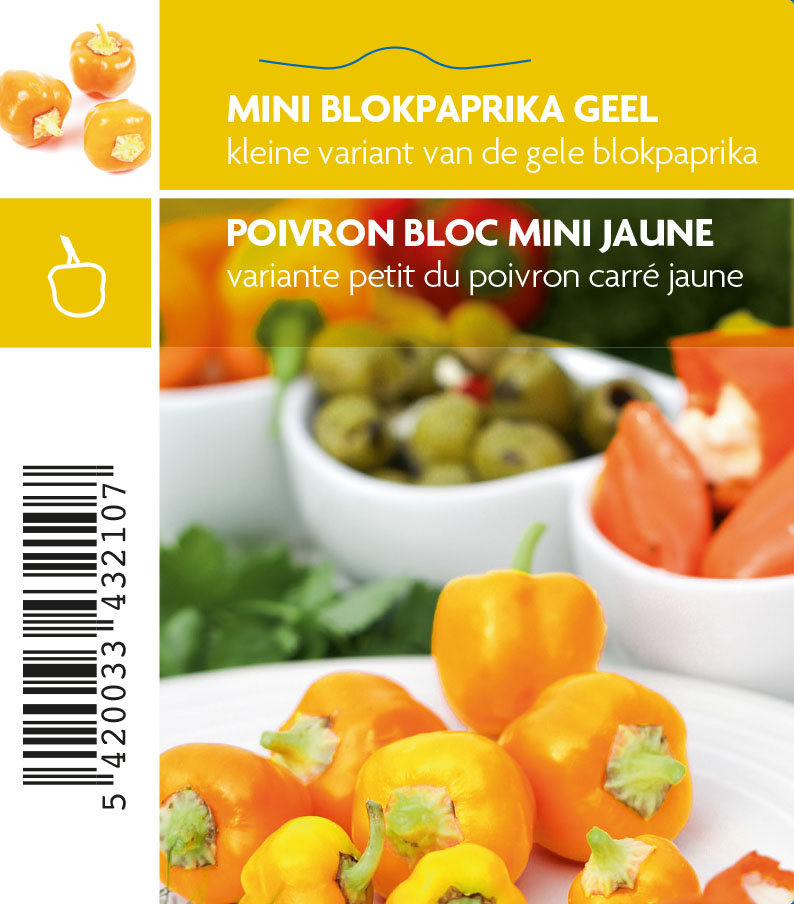 Poivron bloc mini jaune